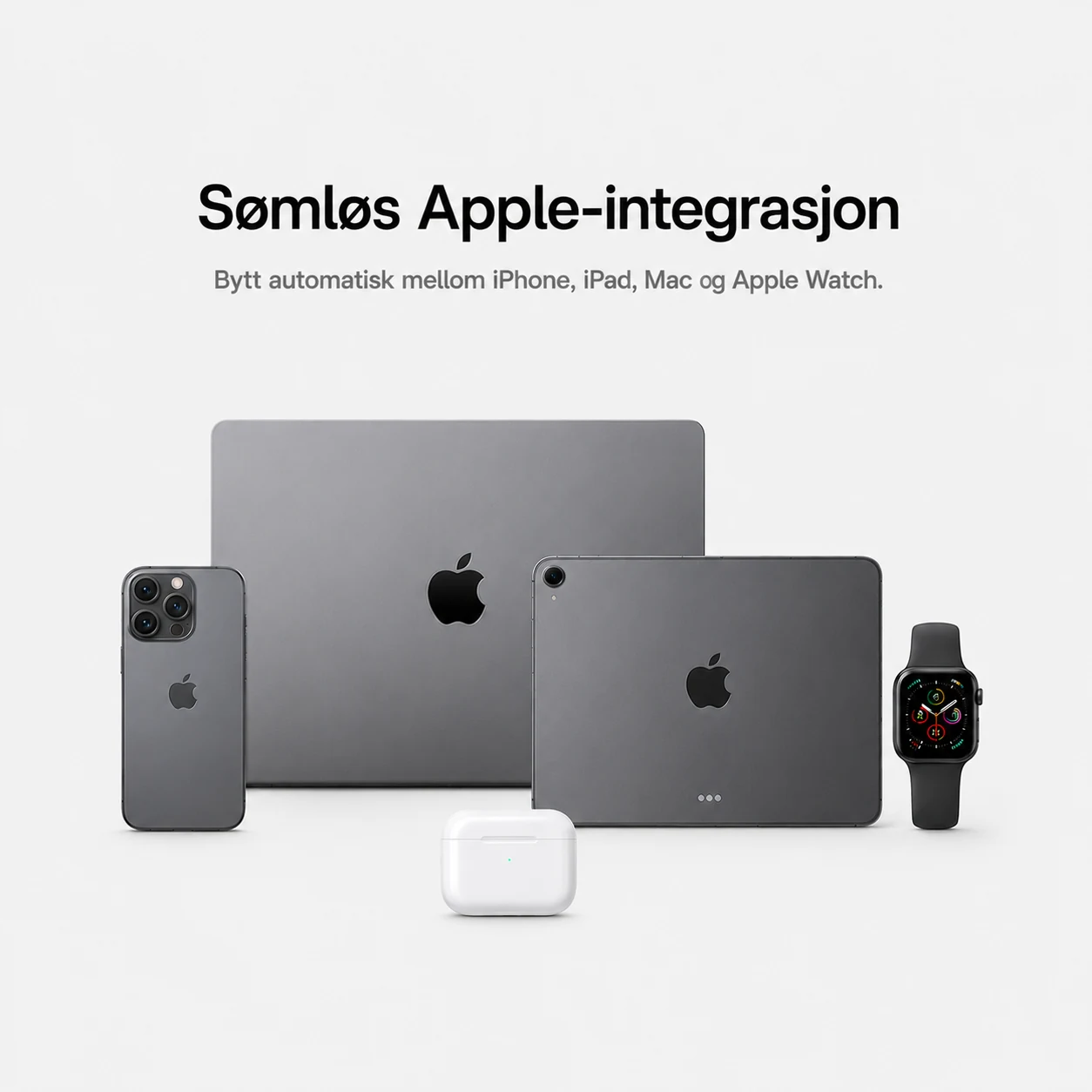Sømløs Apple-integrasjon med AirPods Pro 3