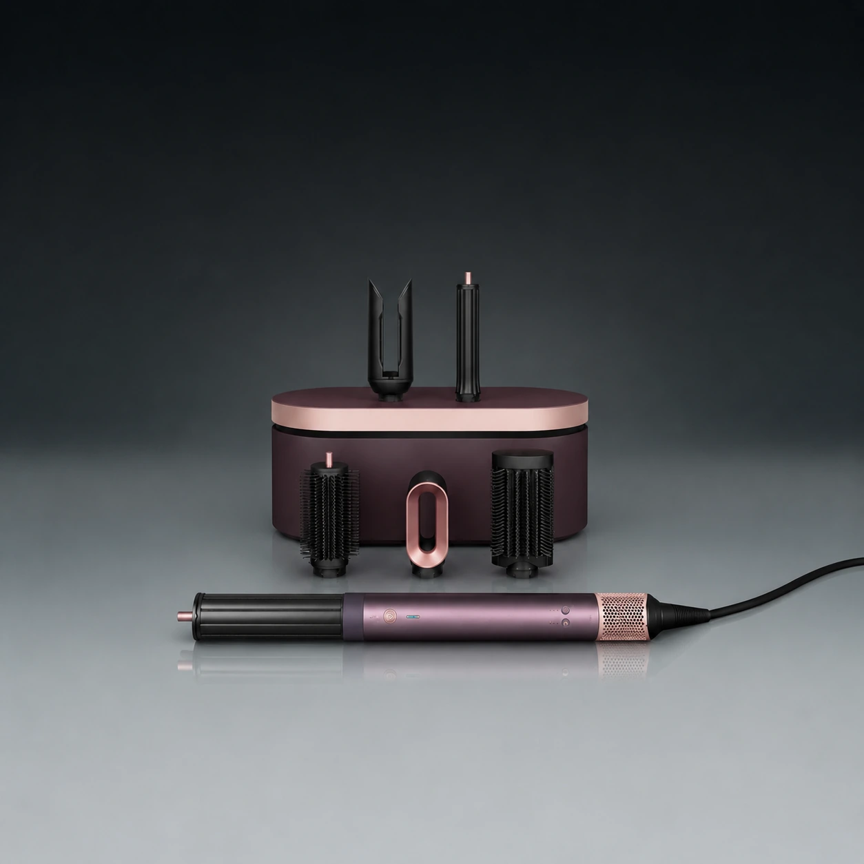 Dyson Airwrap Co-anda2x komplett sett Jasper Plum